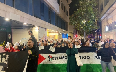 300 persones es manifesten a Sabadell a favor de Palestina | Ràdio Sabadell